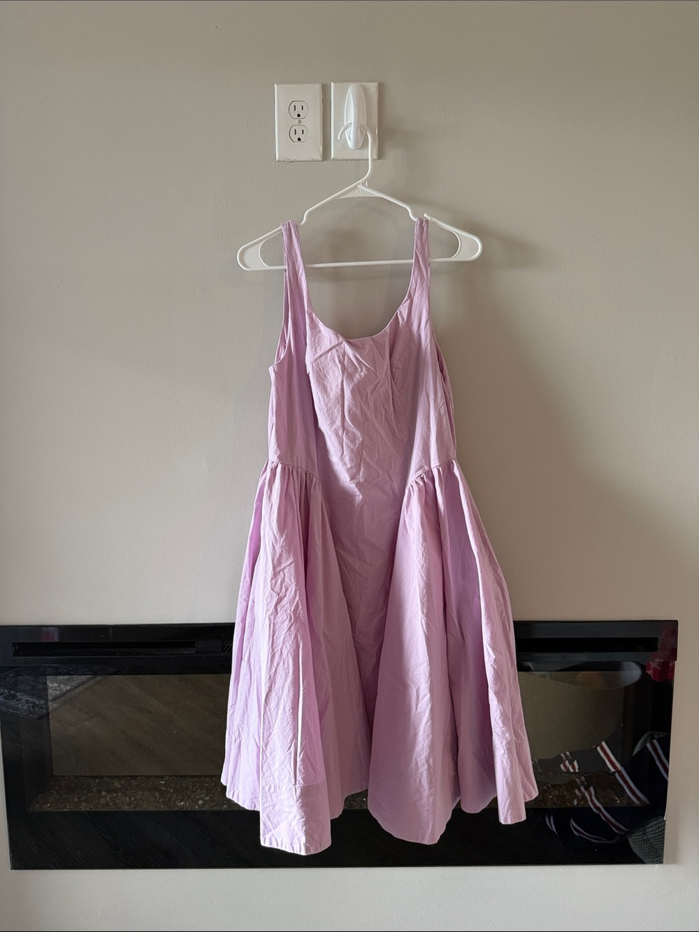 Anthropologie Sleeveless Scoop Neck Basque Waist Midi Dress